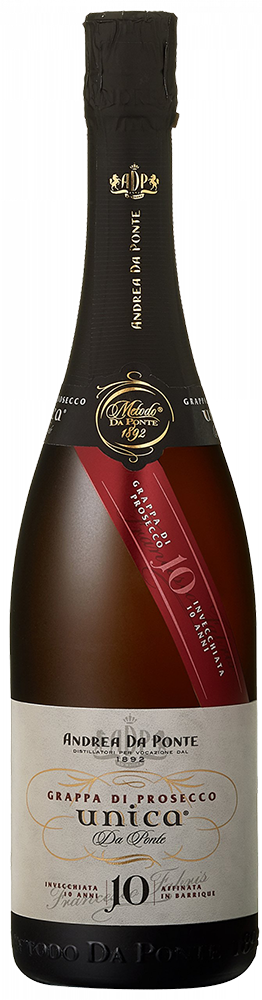 Grappa di Prosecco Unica 10 anni – Andrea da Ponte Grappa di Prosecco Unica 10 anni – Andrea da Ponte
