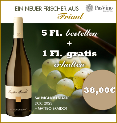 Sauvignon Blanc DOC 2023 Matteo Braidot – Angebot 5+1