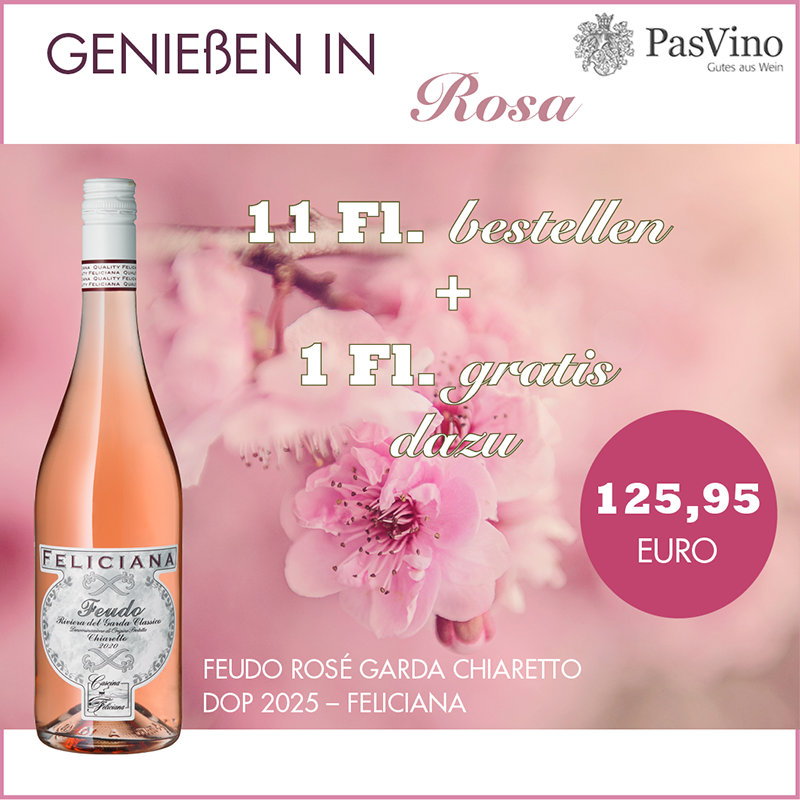 Feudo Rosé Garda Chiaretto DOP 2025 – Feliciana Angebot 11+1