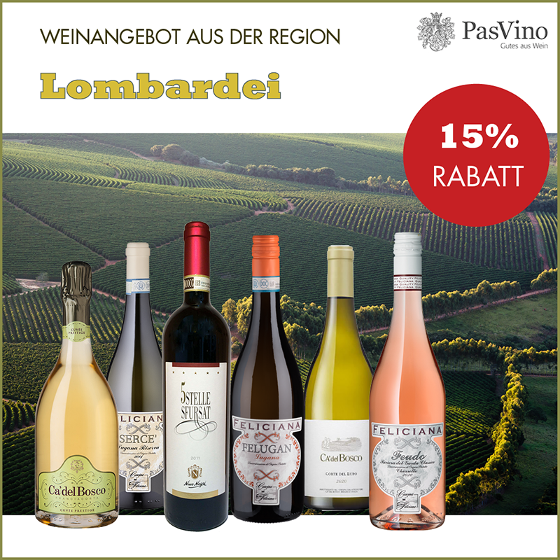 Weinangebot der Region Lombardei