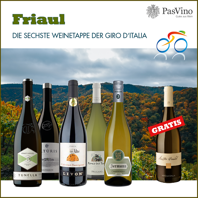 Friaul Weinetappe 5+1 Weinpaket Friaul Weinetappe 5+1 Weinpaket