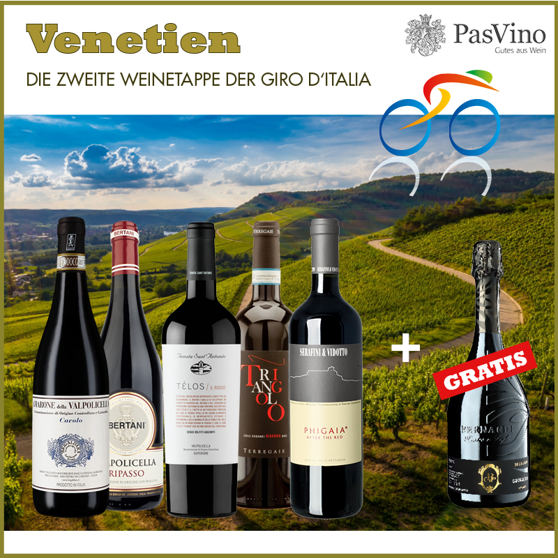 Venetien Weinetappe Weinpaket 5+1 Venetien Weinetappe Weinpaket 5+1