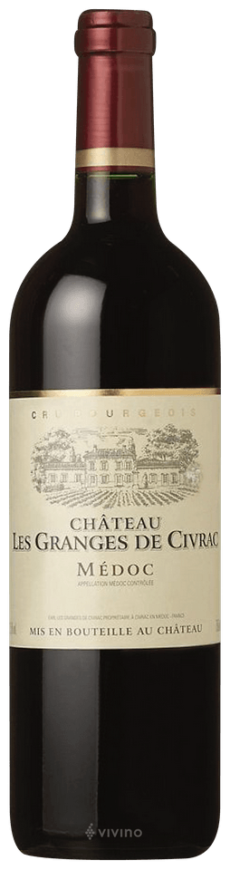 Château Les Granges De Civrac Médoc AOC 2012 