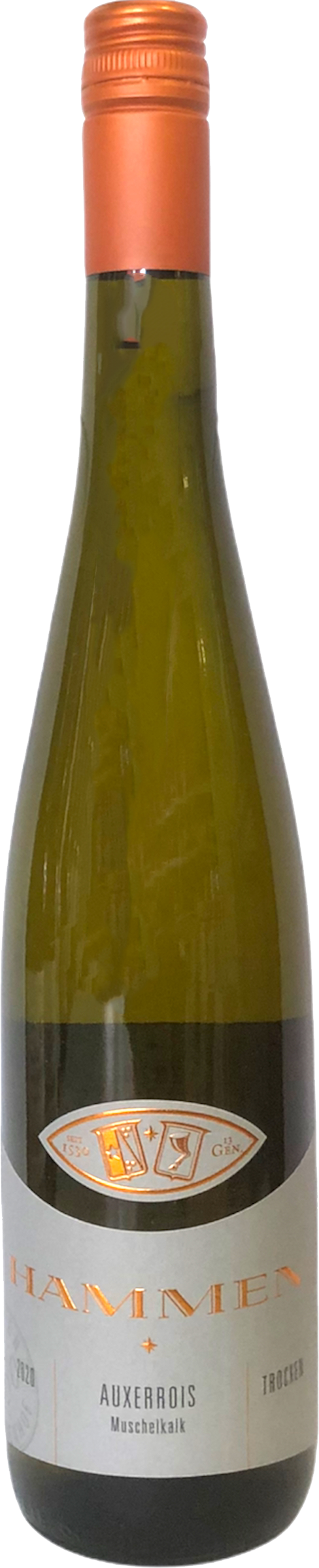 weisswein-auxerrois-muschelkalk-hammen Auxerrois Muschelkalk trocken DQW 2021 - Hammen