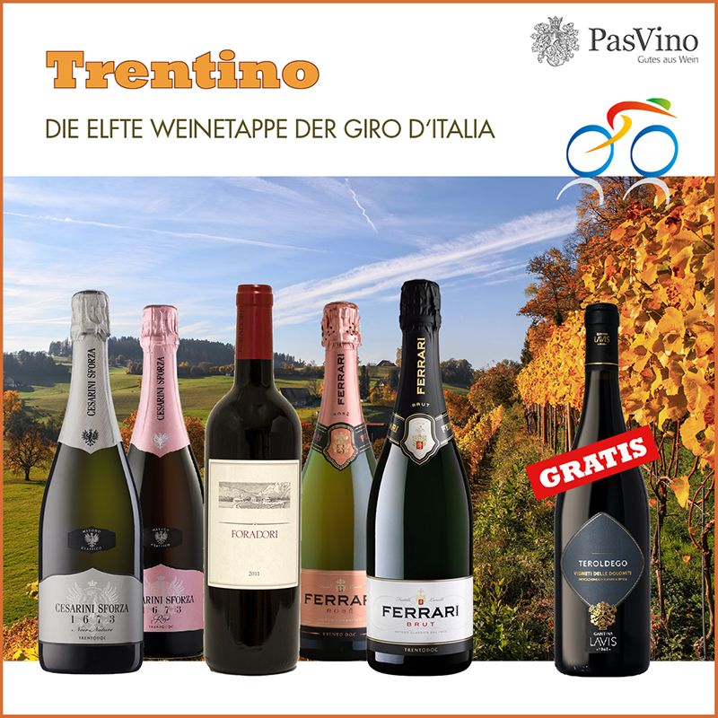 Trentino – Weinetappe Weinpaket 5+1 Trentino – Weinetappe Weinpaket 5+1