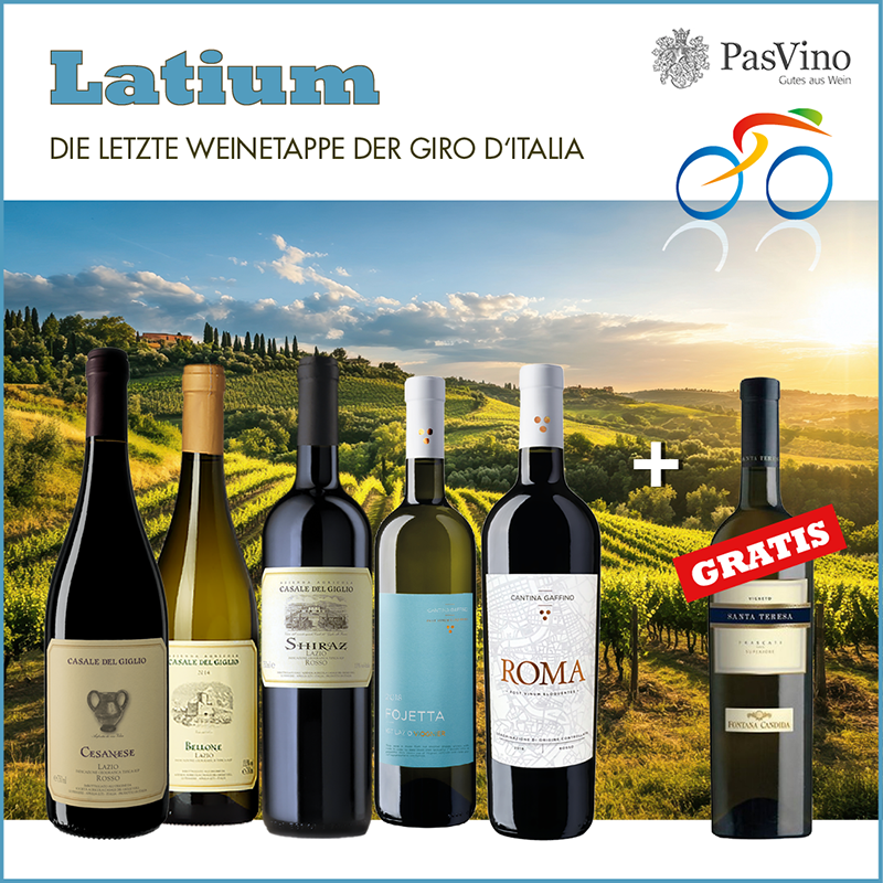 Latium – Weinetappe Weinpaket 5+1 Latium – Weinetappe Weinpaket 5+1