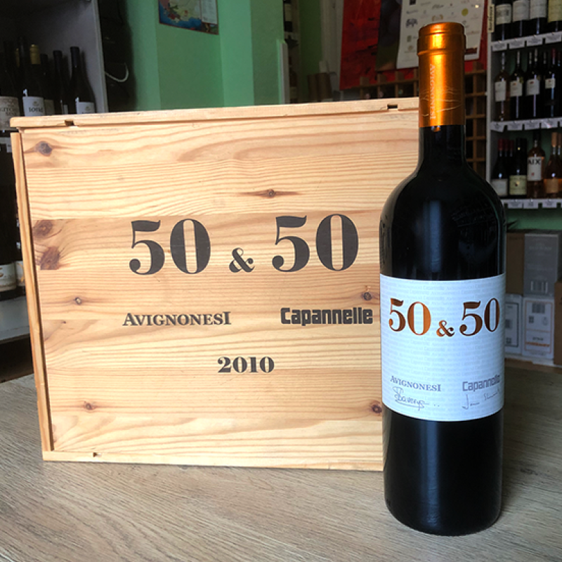 6 Flaschen 50&50 Avignonesi e Capannelle IGT 2018 in original Holzkiste 6 Flaschen 50&50 Avignonesi e Capannelle IGT 2018 in original Holzkiste