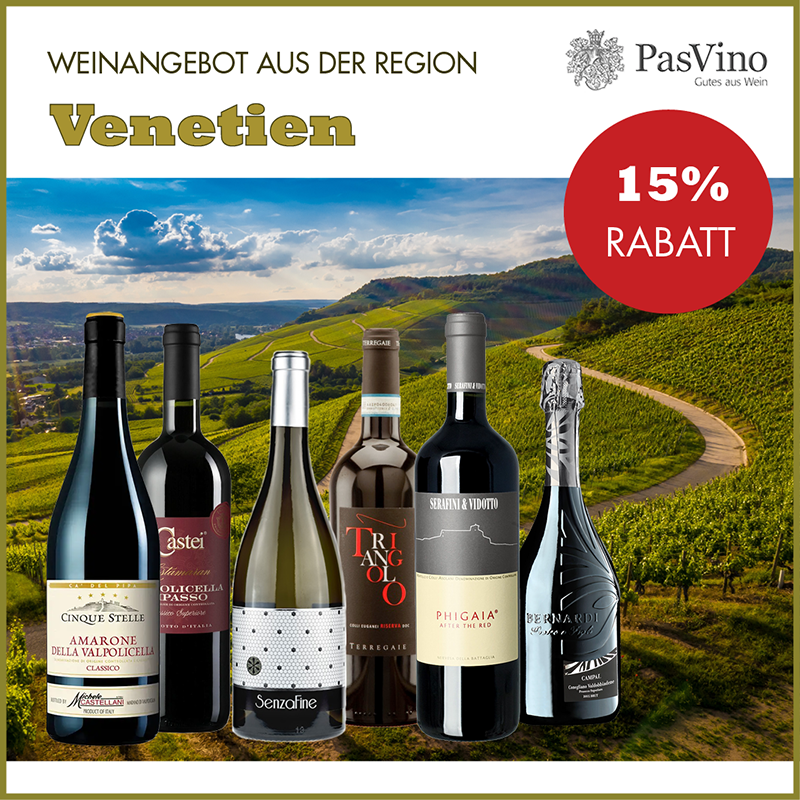 Weinangebot aus der Region Venetien