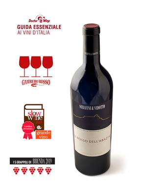rotwein-cuvee-rosso-dell-abazia-auszeichnungen-serafini-e-vidotto Il Rosso dell'Abazia DOC  2018 - Serafini & Vidotto