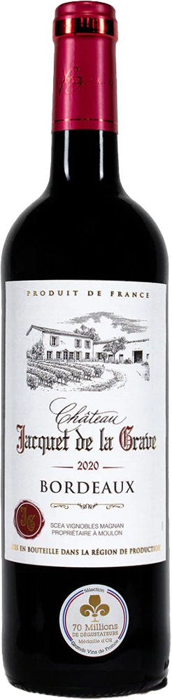 Château Jacquet de la Grave Bordeaux A.O.C. 2021 Château Jacquet de la Grave Bordeaux A.O.C. 2021