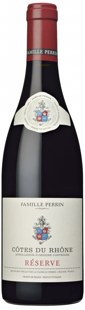 Côte du Rhône Réserve Rouge A.O.C. 2022 – Famille Perrin Côte du Rhône Réserve Rouge A.O.C. 2022 – Famille Perrin