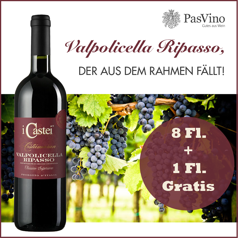 Valpolicella Ripasso, der aus dem Rahmen fällt! Valpolicella Ripasso, der aus dem Rahmen fällt!