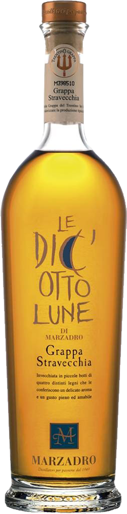 Grappa Stravecchia Le Dicciotto Lune – Distillerie Marzadro Grappa Stravecchia Le Dicciotto Lune – Distillerie Marzadro